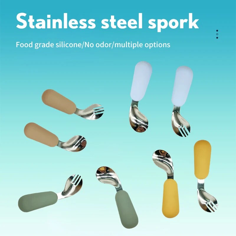 Baby Food Utensil - 아기 스푼 포크 세트, 316 스테인리스