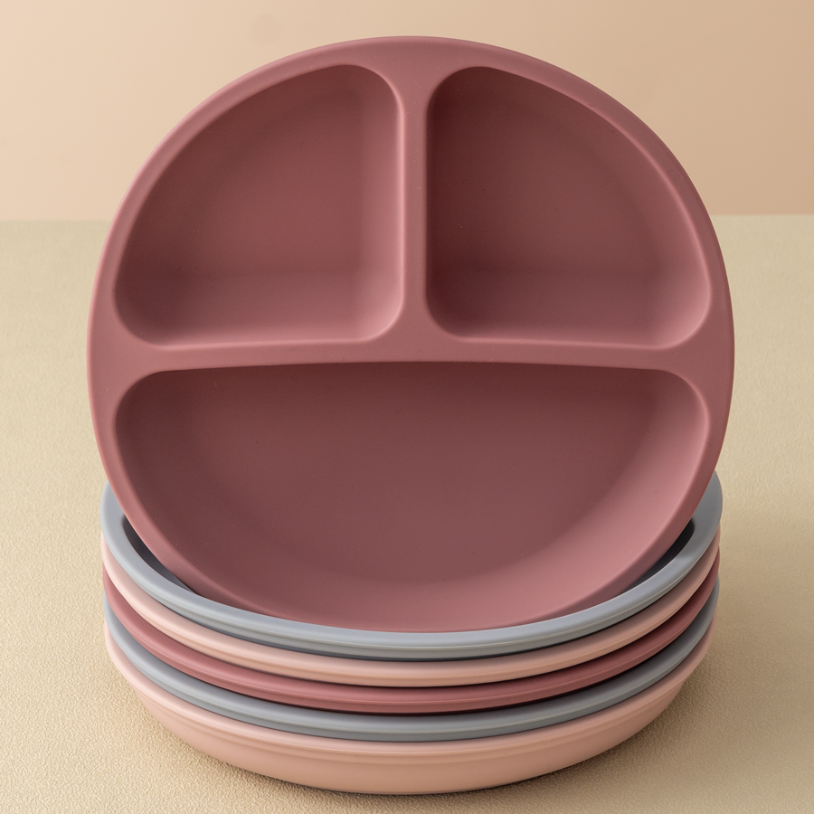 Baby Food Utensil - 1PCS 아기 빨판 실리콘 식사 접시