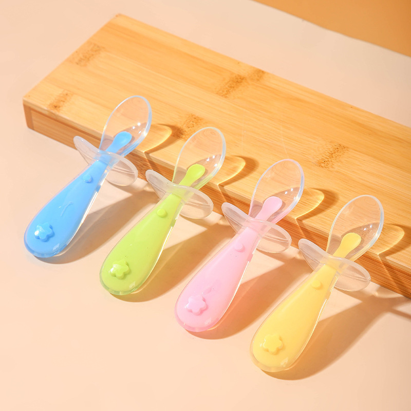 Baby Food Utensil - 아기 실리콘 스푼, 아기 쌀 페이스트
