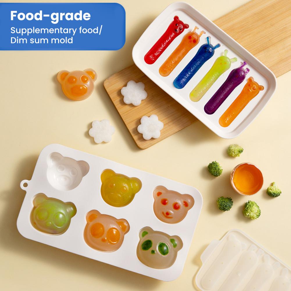 Baby Food Dessert - 베이킹용 실리콘 몰드, 부드러운 실리콘 초콜릿