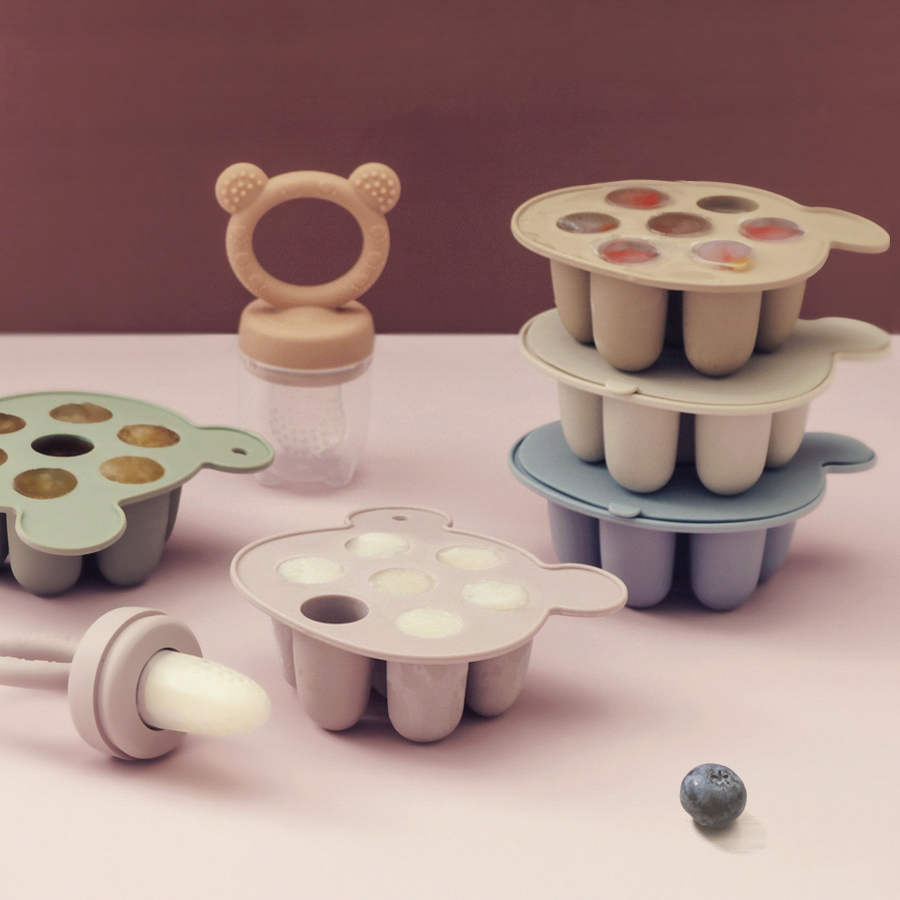 Baby Food Zone - 아기 아이스크림 실리콘 몰드 아이스크림 메이커