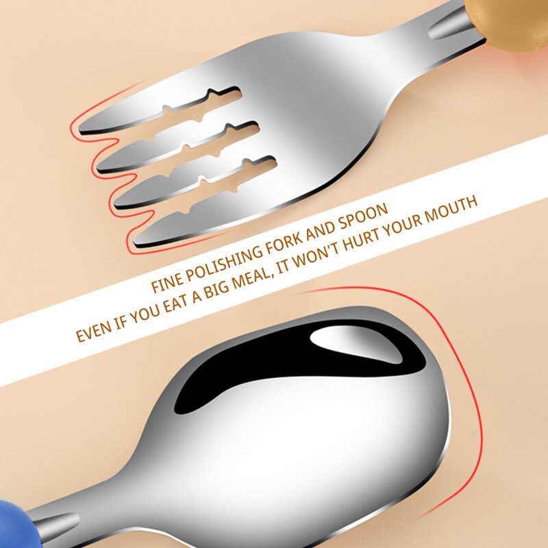 2PCS어린이 식기류 304 식품 등급 스테인레스 스틸 - Baby Food Utensil 리뷰 및 가격