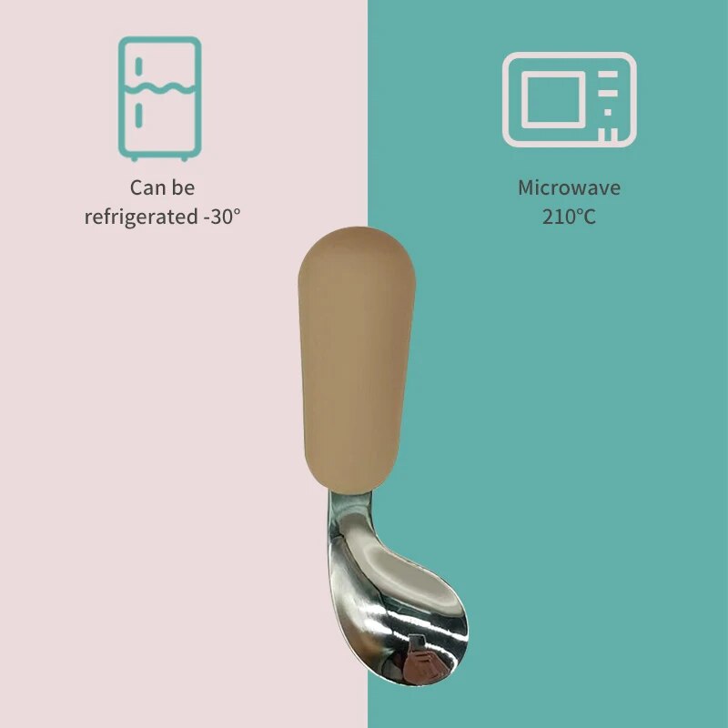 아기 스푼 포크 세트, 316 스테인리스 스틸 식기,  - Baby Food Utensil 리뷰 및 가격