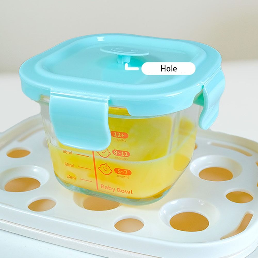 새로운 170ml 식품 보관 용기 냉동 전자레인지 사용 - Baby Food Jars Glass 리뷰 및 가격