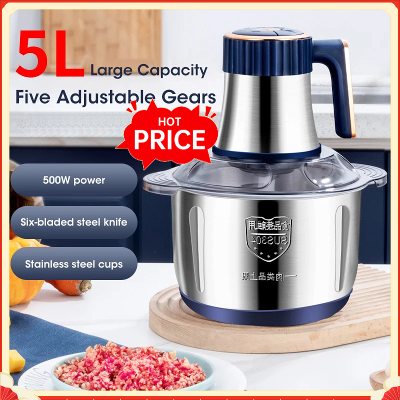 5L 전기 고기 분쇄기 304 스테인리스 스틸 식품 분 - Baby Food Mixer 리뷰 및 가격