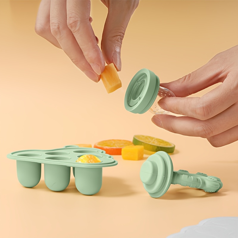 2pcs/1pc 뚜껑이있는 미니 베이비 과일 야채 냉동 - Baby Food Zone 리뷰 및 가격