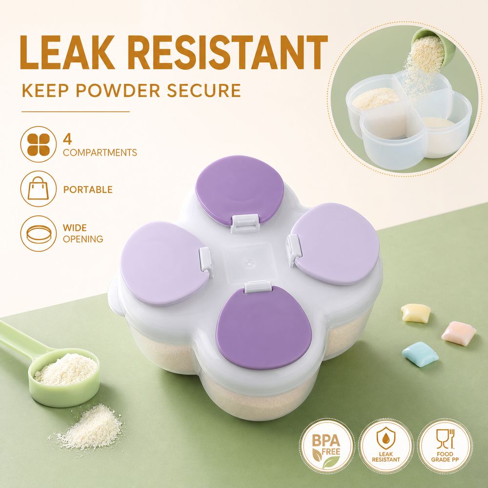 분할형 분유 디스펜서 720ml 4칸 분유통 PP 와이 - Baby Food Dispenser 리뷰 및 가격