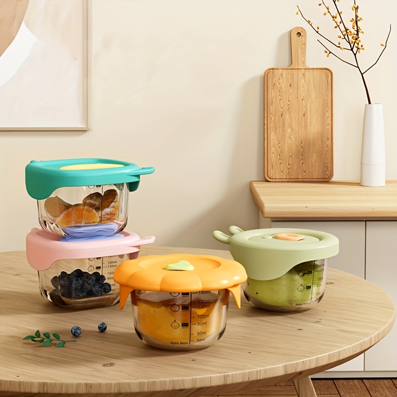 120/180ml 유리 아기 음식 용기, 눈금 표시 및 - Baby Food Jars Glass 리뷰 및 가격