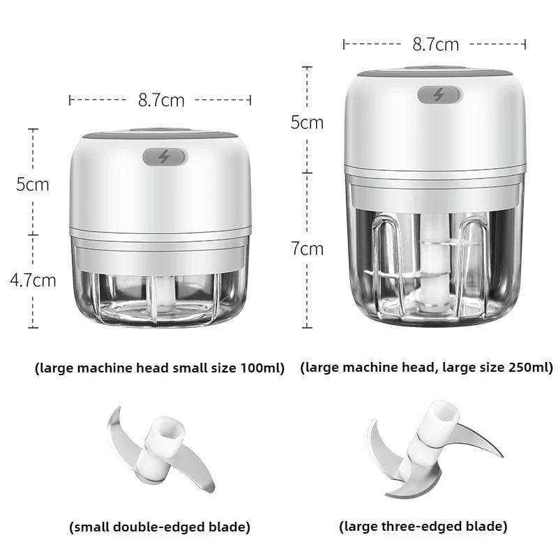 전기 미니 마늘 다지기 100/250ML USB 야채  - Baby Food Mixer 리뷰 및 가격