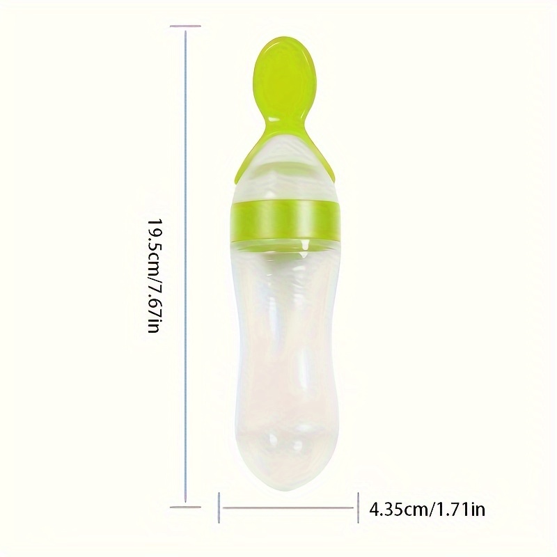 아기 수유용 실리콘 젖병과 스푼, 3온스 음식 디스펜싱 - Baby Food Utensil 리뷰 및 가격