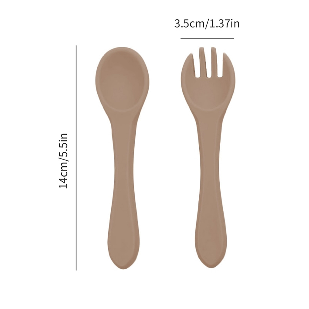 맞춤 이름 1쌍 실리콘 스푼 및 포크 식품 등급 실리콘 - Baby Food Utensil 리뷰 및 가격