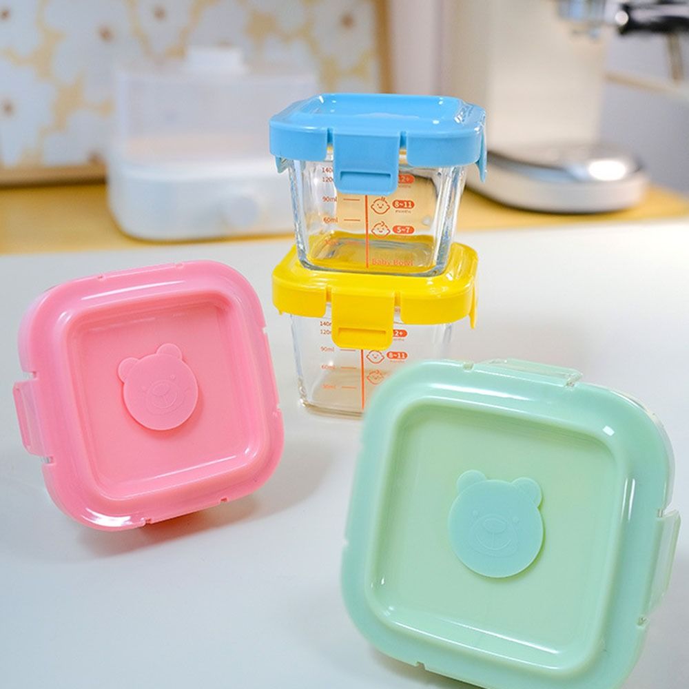 새로운 170ml 식품 보관 용기 냉동 유리 이유식 컵 - Baby Food Jars Glass 리뷰 및 가격