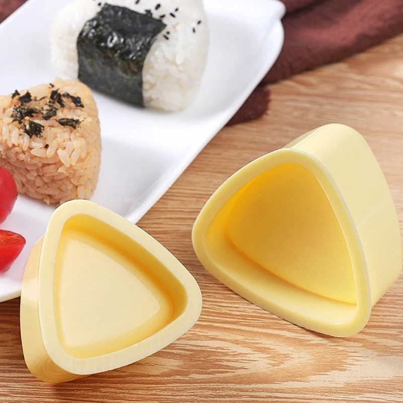 1/2Pcs 삼각형 플라스틱 스시 몰드 오니기리 라이스 - Baby Food Japanese 리뷰 및 가격