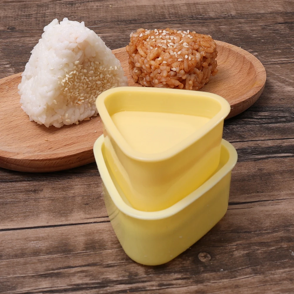 1/2Pcs 삼각형 플라스틱 스시 몰드 오니기리 라이스 - Baby Food Japanese 리뷰 및 가격