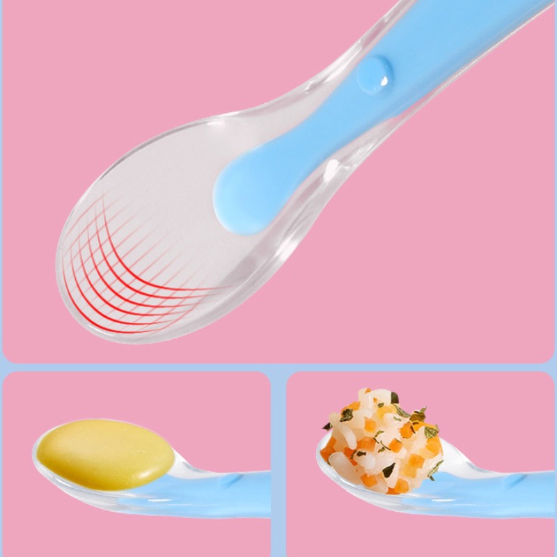 실리콘 스푼 베이비 스타즈 식기 학습용 훈련 스푼 어린 - Baby Food Utensil 리뷰 및 가격
