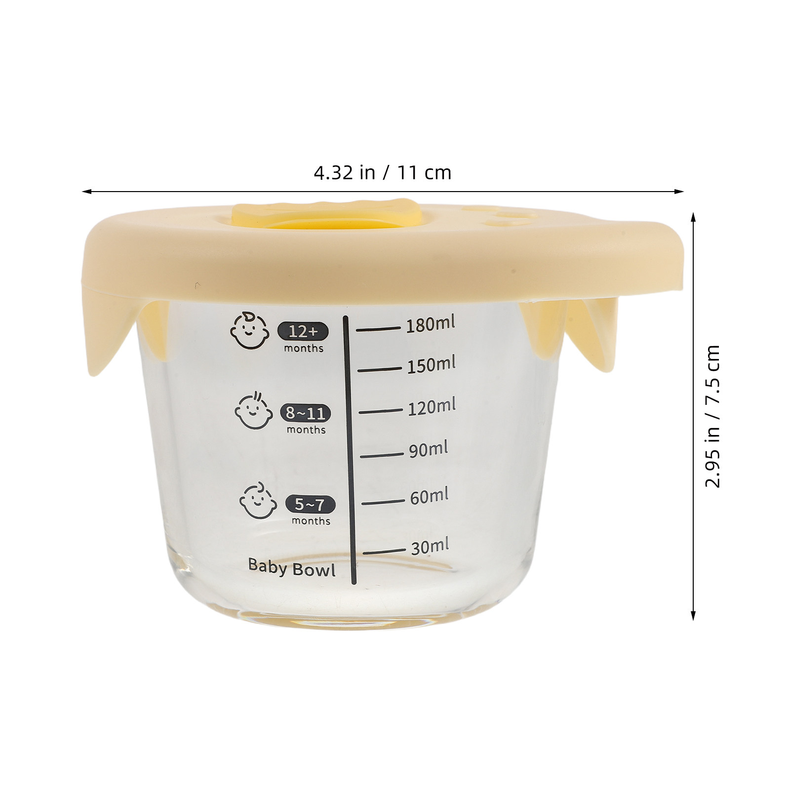 2Pcs 아기 음식 저장 그릇 유리 누출 방지 용기 2 - Baby Food Jars Glass 리뷰 및 가격