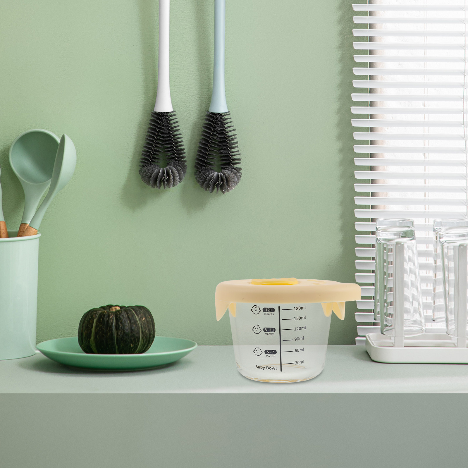 2Pcs 아기 음식 저장 그릇 유리 누출 방지 용기 2 - Baby Food Jars Glass 리뷰 및 가격