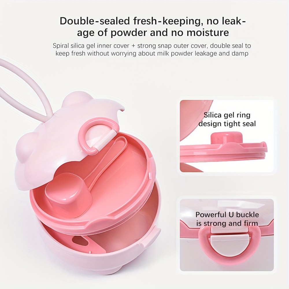 1pc 휴대용 4층 분유 상자, 분유 용기, 식품 저장 - Baby Food Dispenser 리뷰 및 가격
