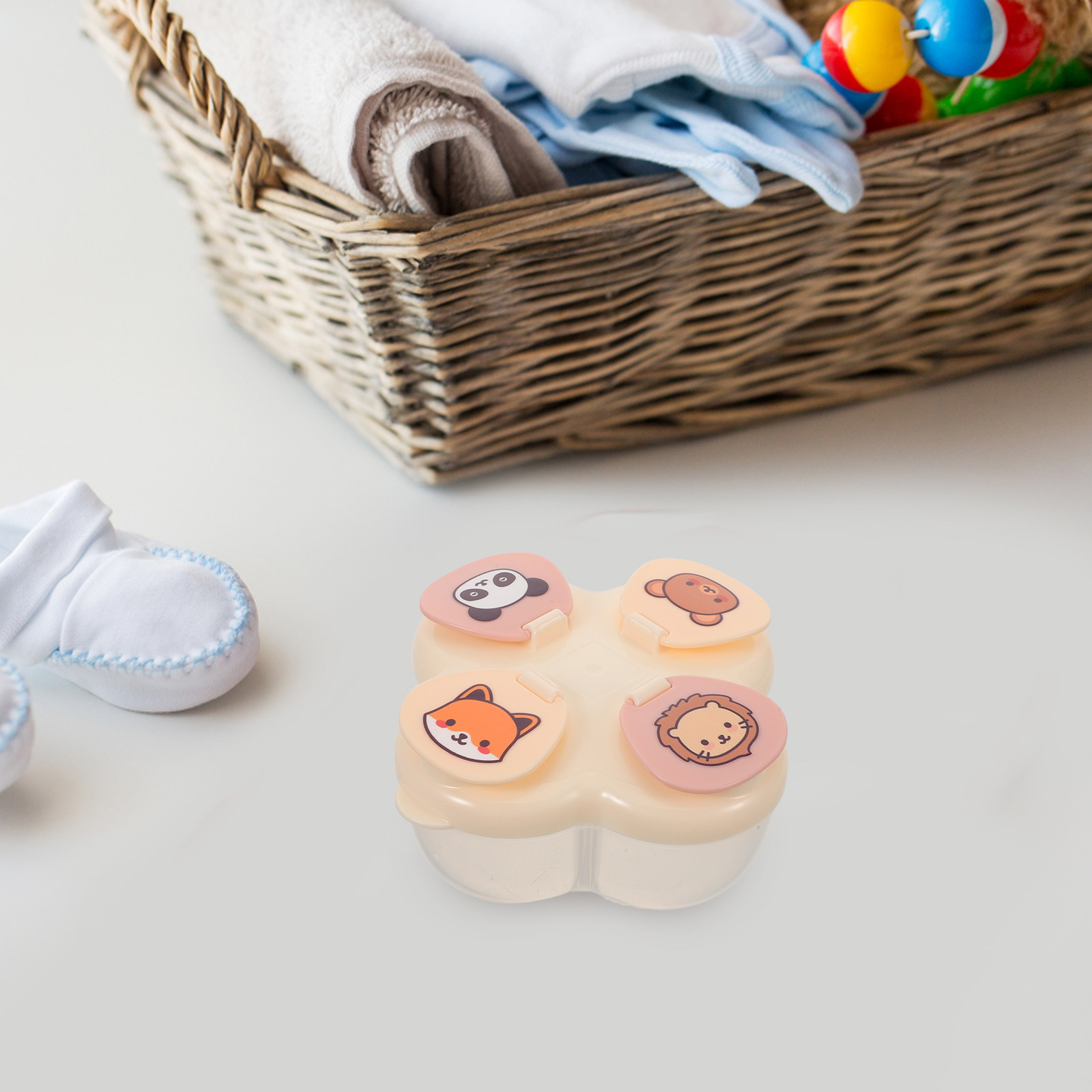 4칸 분리형 휴대용 분유통, 포뮬라 디스펜서 박스, 여 - Baby Food Dispenser 리뷰 및 가격