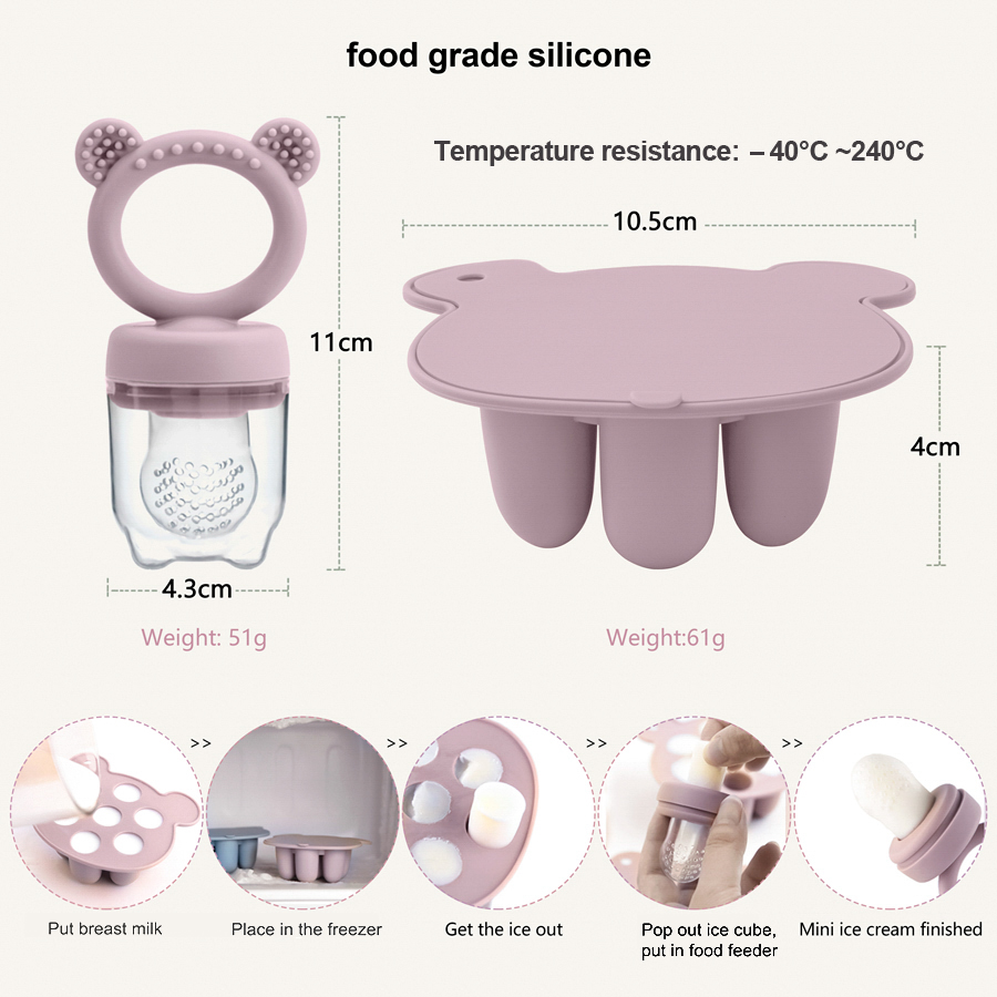 아기 아이스크림 실리콘 몰드 아이스크림 메이커 아이스바 - Baby Food Zone 리뷰 및 가격