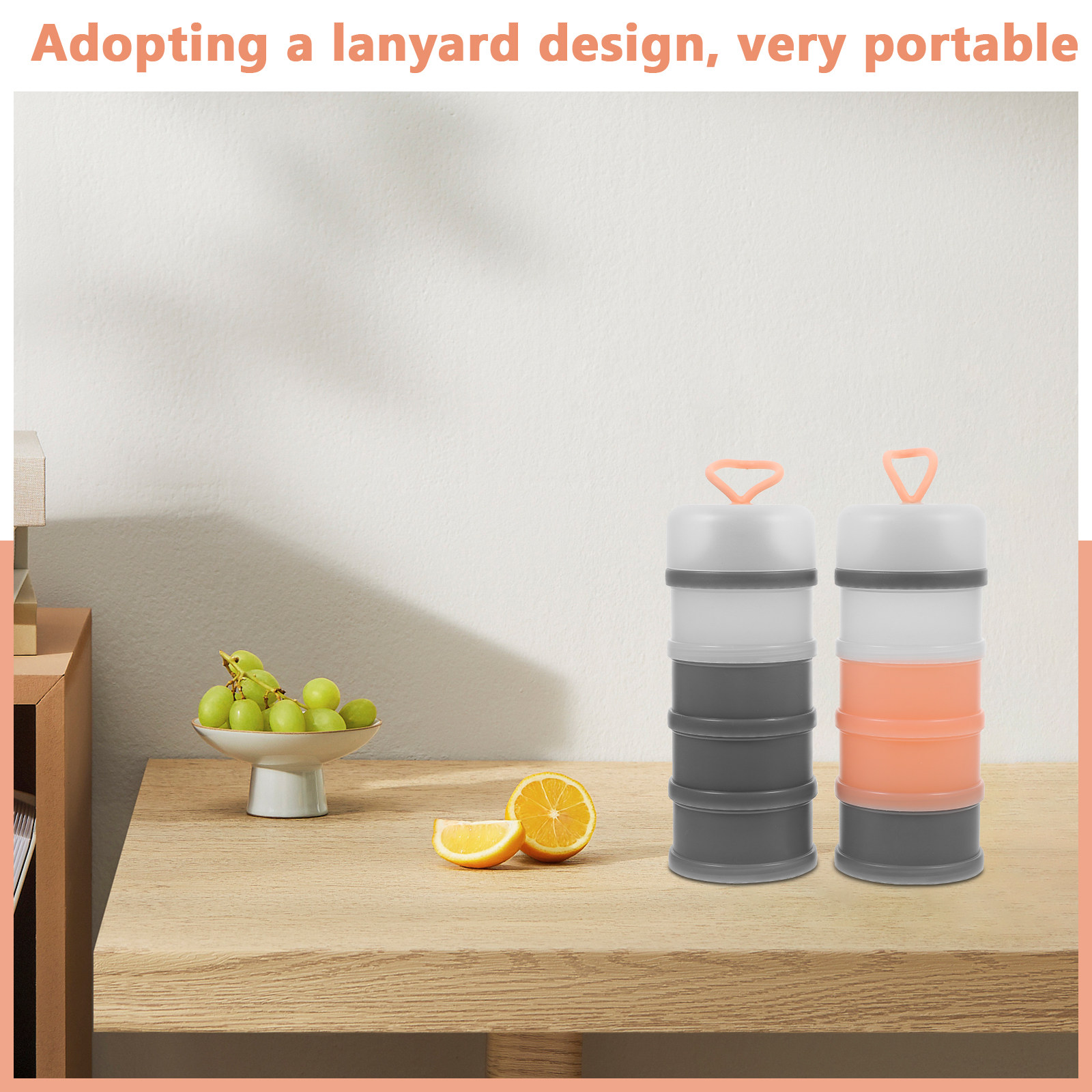 2Pcs 아기 분유 디스펜서 쌓을 수있는 누출 방지 휴 - Baby Food Dispenser 리뷰 및 가격