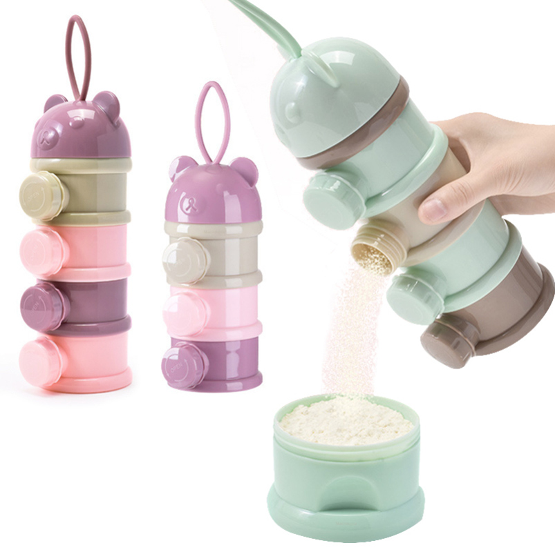 저장 3/4 계층 휴대용 식품 용기 분말 우유 분말 카 - Baby Food Dispenser 리뷰 및 가격