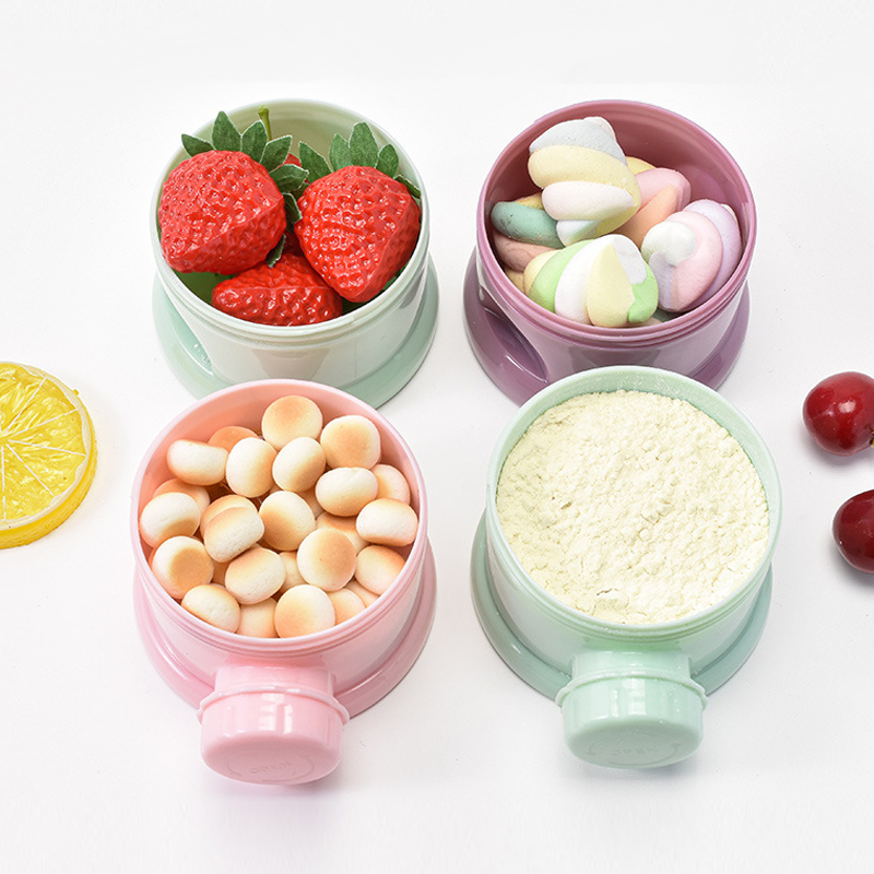 저장 3/4 계층 휴대용 식품 용기 분말 우유 분말 카 - Baby Food Dispenser 리뷰 및 가격