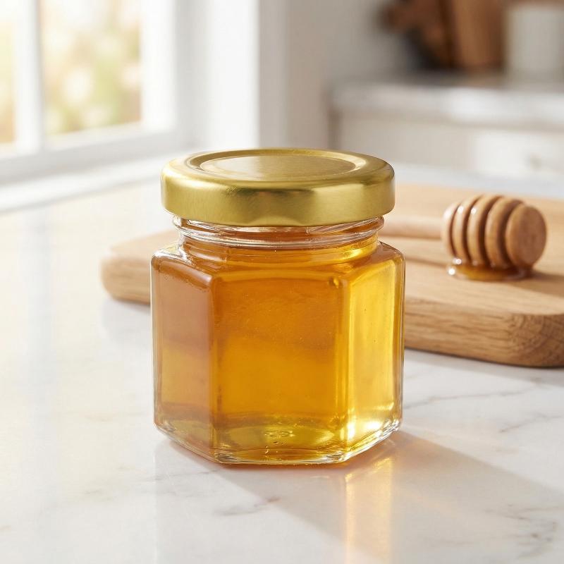 대량 미니 육각형 병 뚜껑 포함, 향신료, 꿀, 잼,  - Baby Food Jars Glass 리뷰 및 가격
