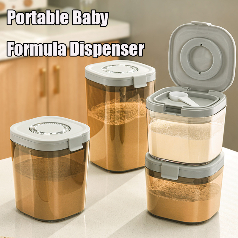 스쿠프가있는 방습 이유식 보관 상자 800/1300/1 - Baby Food Dispenser 리뷰 및 가격
